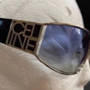 CELINE SC 1088-579Y unisex rectangle sunglasses ?️ silver black & blue gradient Celine | Accessories | Celine Sc 88579y Unisex Rectangle  main image 3